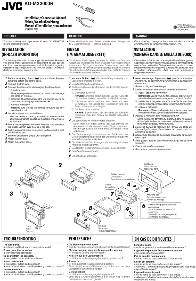 JVC KD-MX3000R Guide