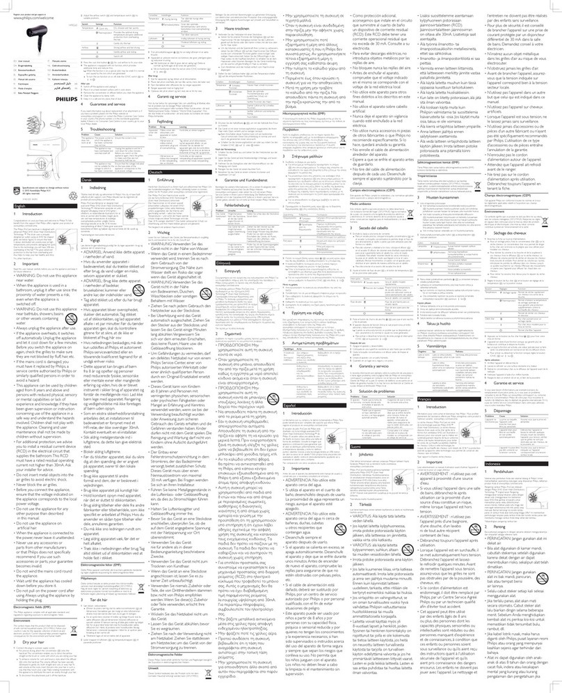 Philips HP8260 User manual