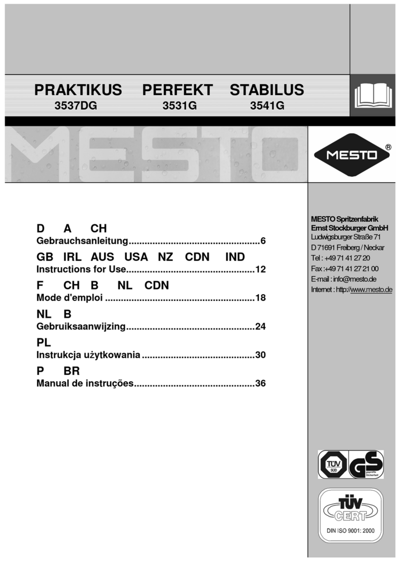 Mesto PRAKTIKUS 3537DG Instructions for use Mesto PRAKTIKUS 3537DG Instructions for use