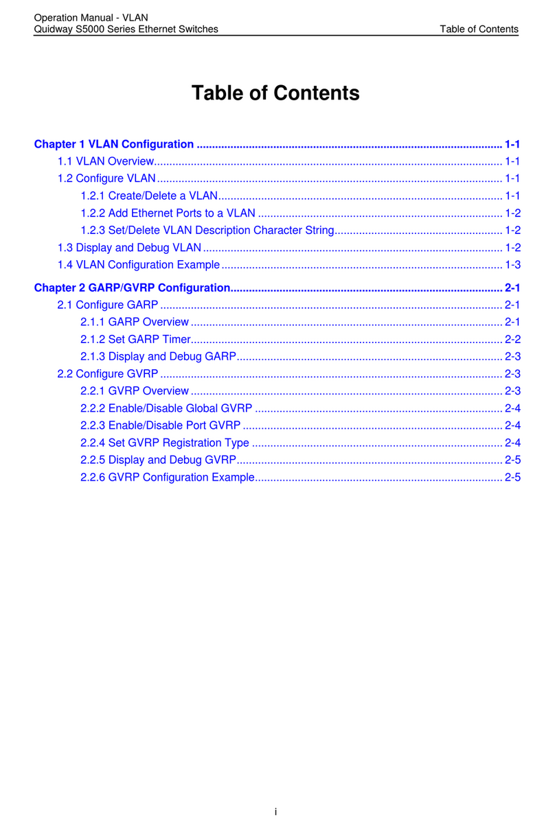 Quidway S5000 series User manual