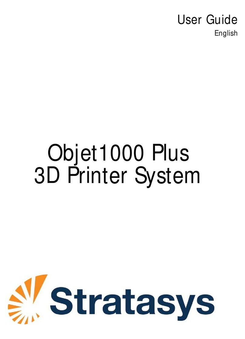 Stratasys Objet260 Connex User manual