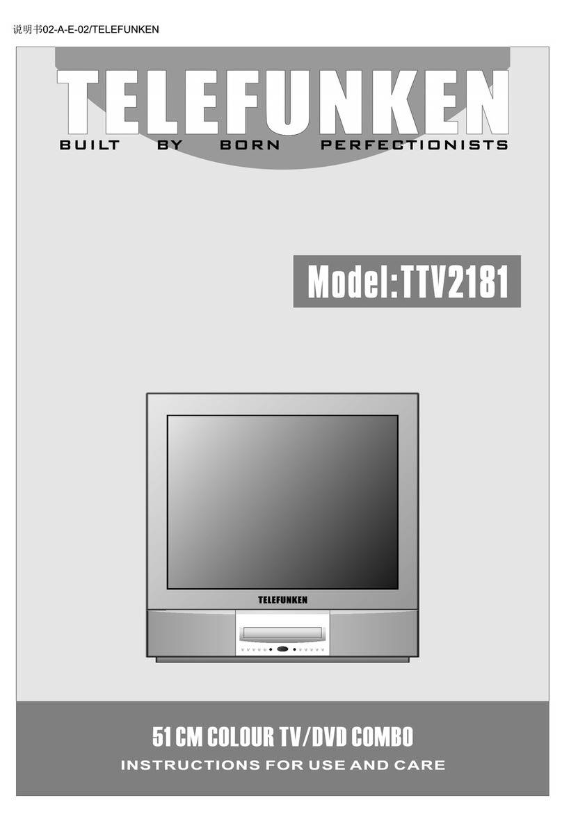 Telefunken TTV2181 Assembly instructions
