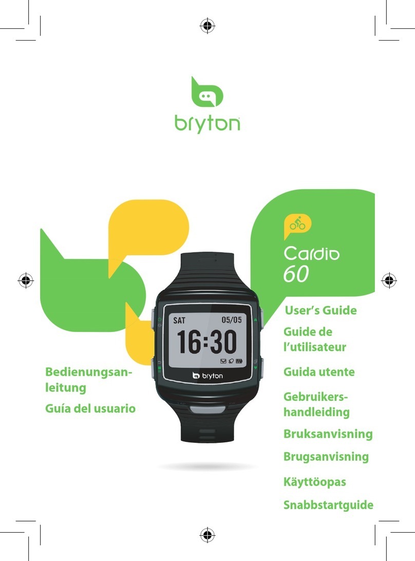 Bryton Cardio 60 user guide
