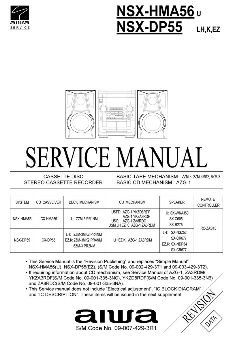 Aiwa NSX-HMA56 User manual