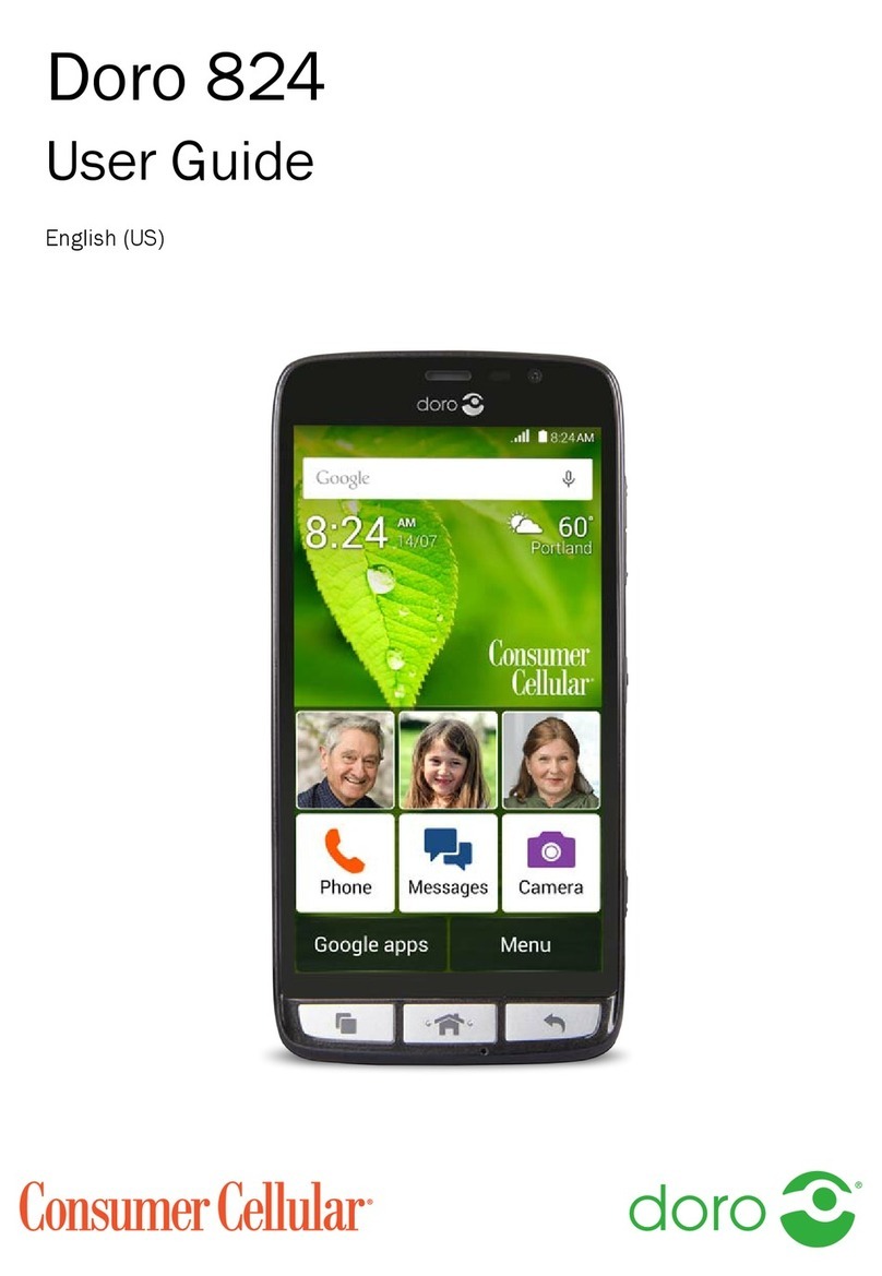 Doro 824 user guide