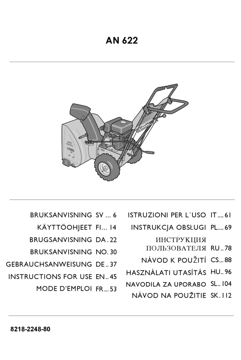 GGP Sweden AN 622 Instructions for use