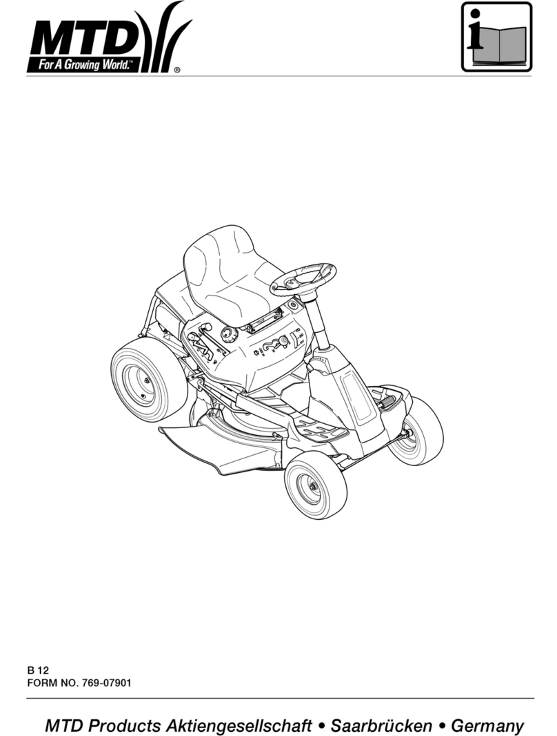 MTD 13A226JD309 User manual