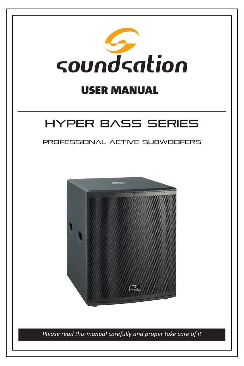 Sound Sation hyper bass series user manual