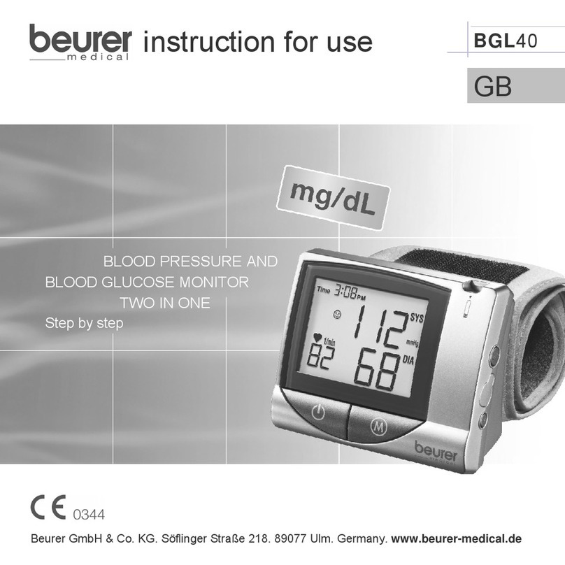Beurer BGL40 User manual
