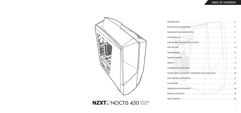 NZXT noctis 450 User manual