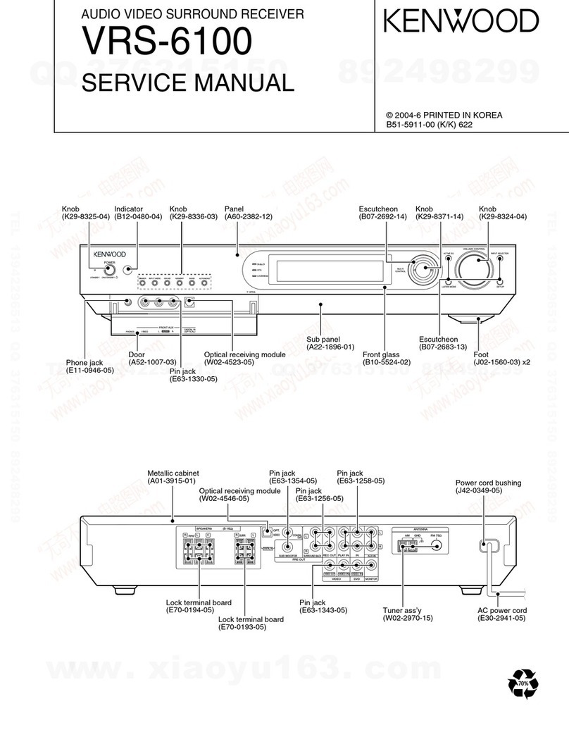 Kenwood VRS-6100 Service manual