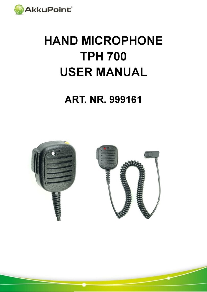 AkkuPoint TPH 700 user manual