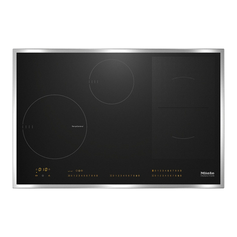 Miele KM 6629 Operating and installation instruction