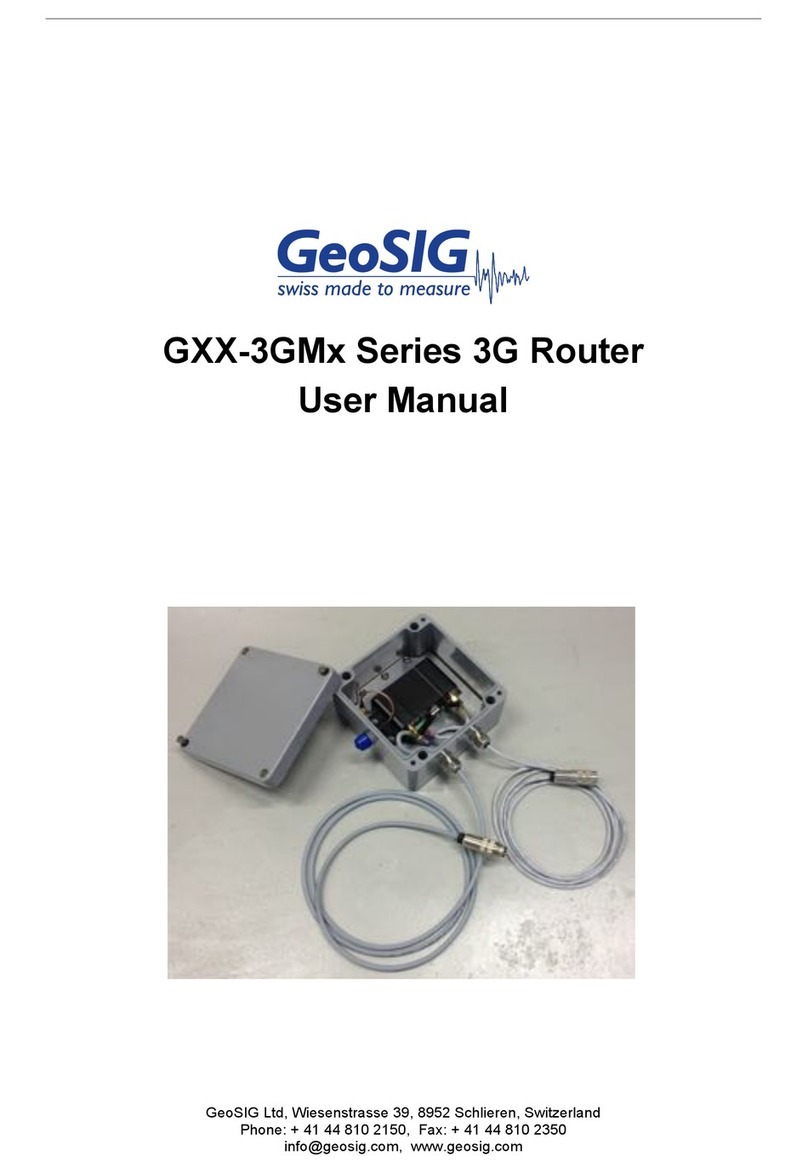 GeoSIG GXX-3GMx Series user manual