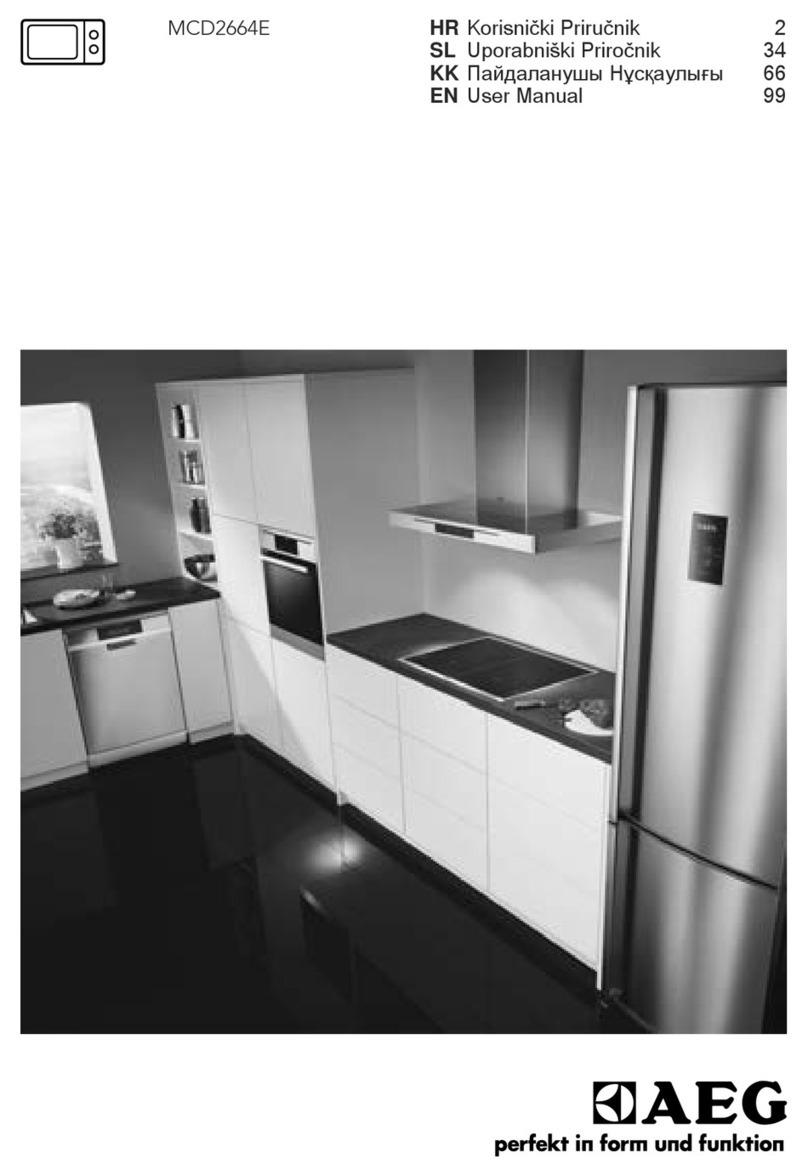 AEG MCD2664E User manual