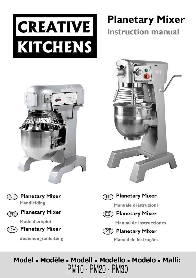 Creative Kitchens PM10 User manual