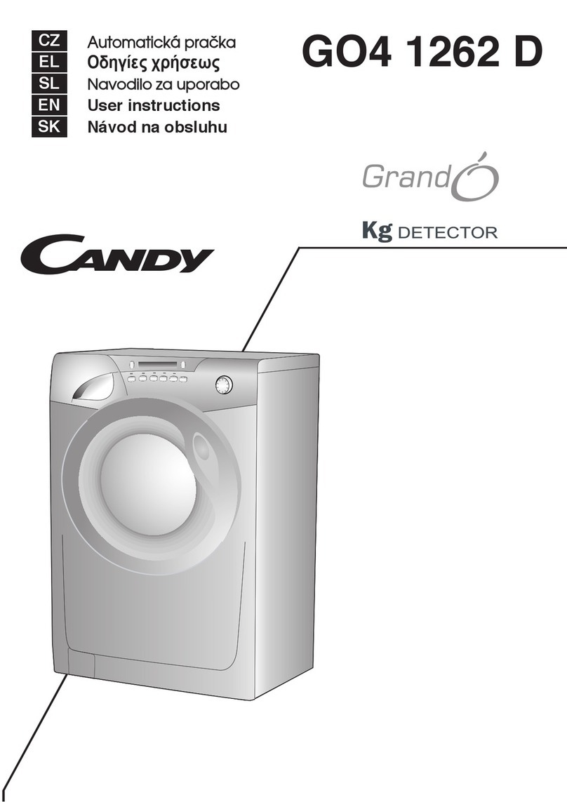 Candy GO4 1262 D User manual