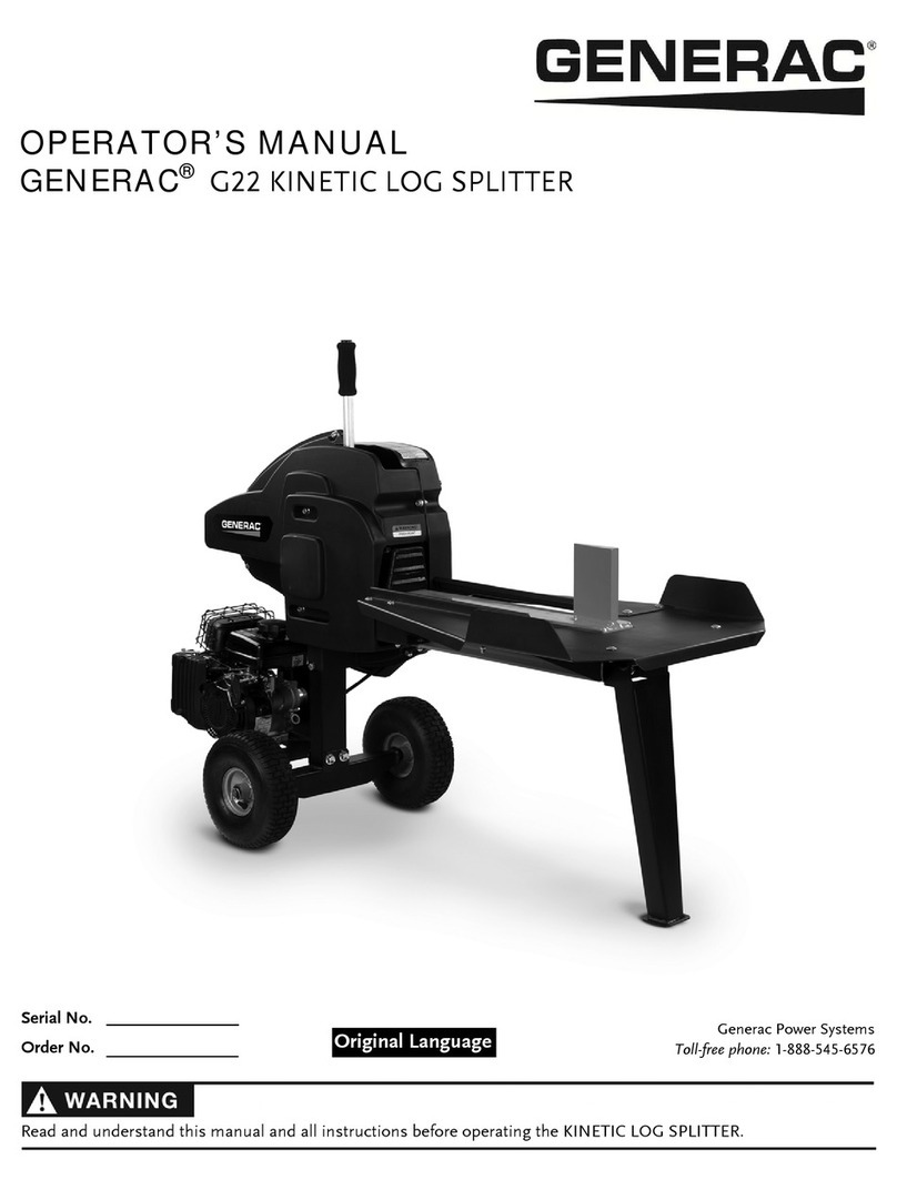 Generac Power Systems G22 User manual