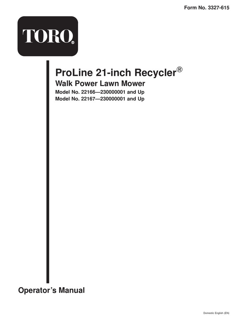 Toro ProLine 22166 User manual