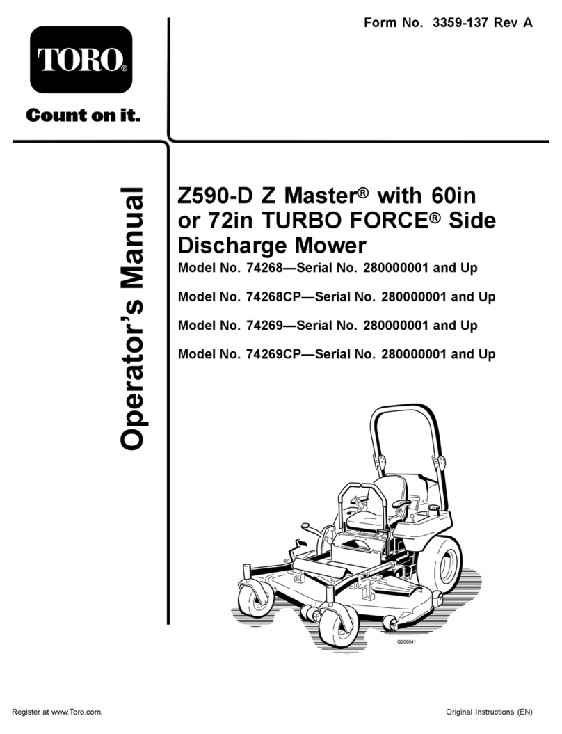 Toro 74268CP User manual
