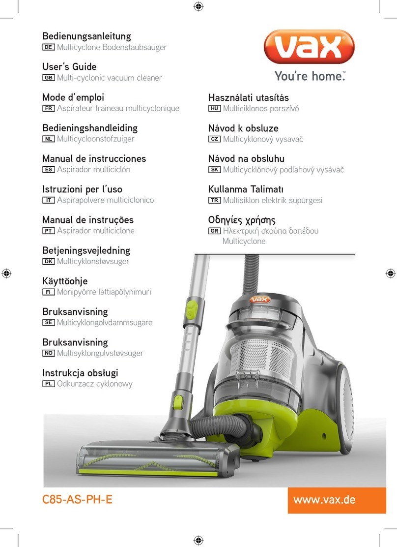 Vax C85-AS-PH-E User manual