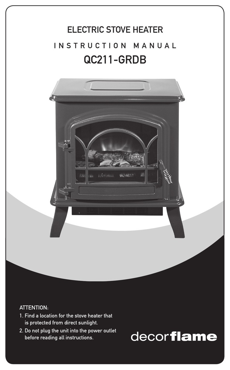 decorflame QC211-GRDB instruction manual
