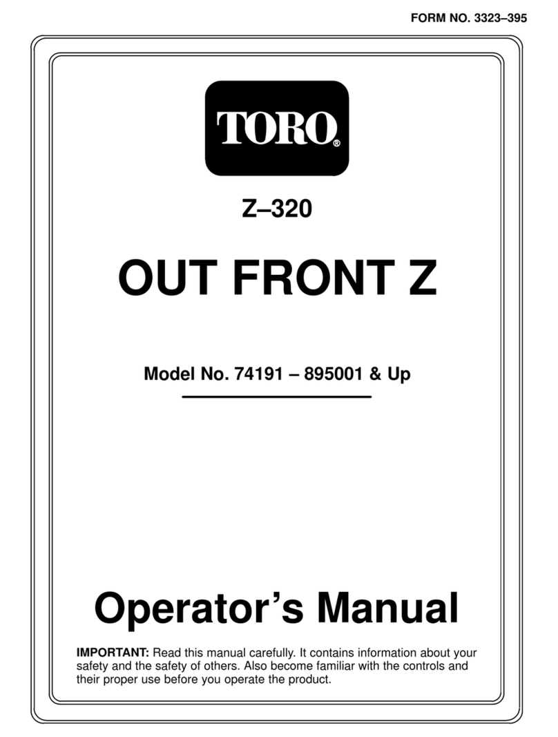 Toro 74191 User manual Toro 74191 User manual