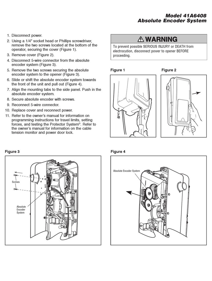 Chamberlain 41A6408 Installation and programming guide Chamberlain 41A6408 Installation and programming guide