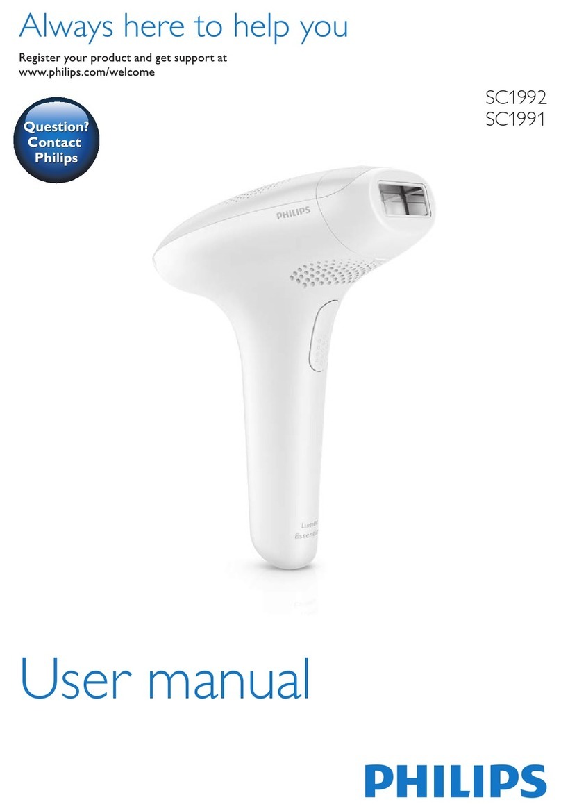 Philips Lumea SC1992 User manual