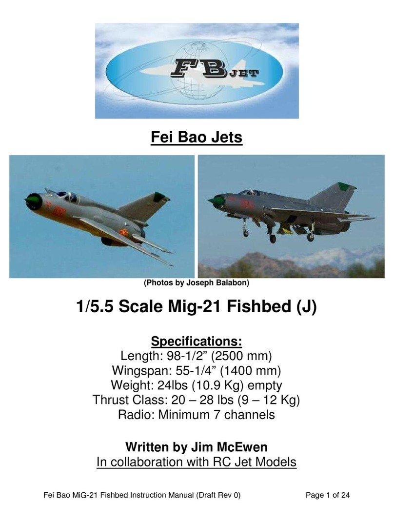 Fei Bao MiG-21 Fishbed instruction manual