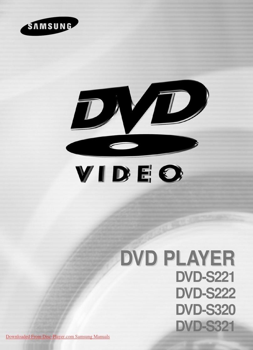 Samsung DVD-S221 User manual