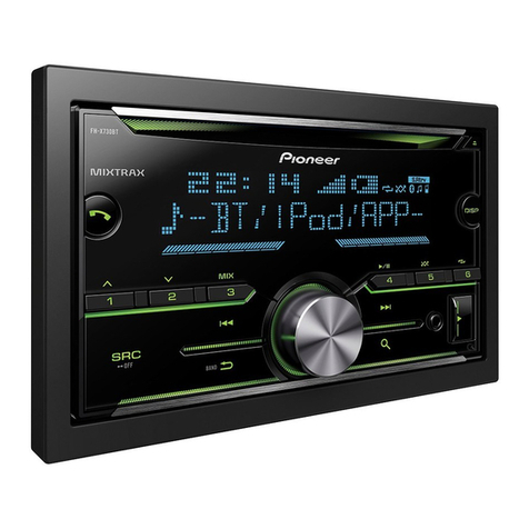Pioneer FH-X730BT User manual
