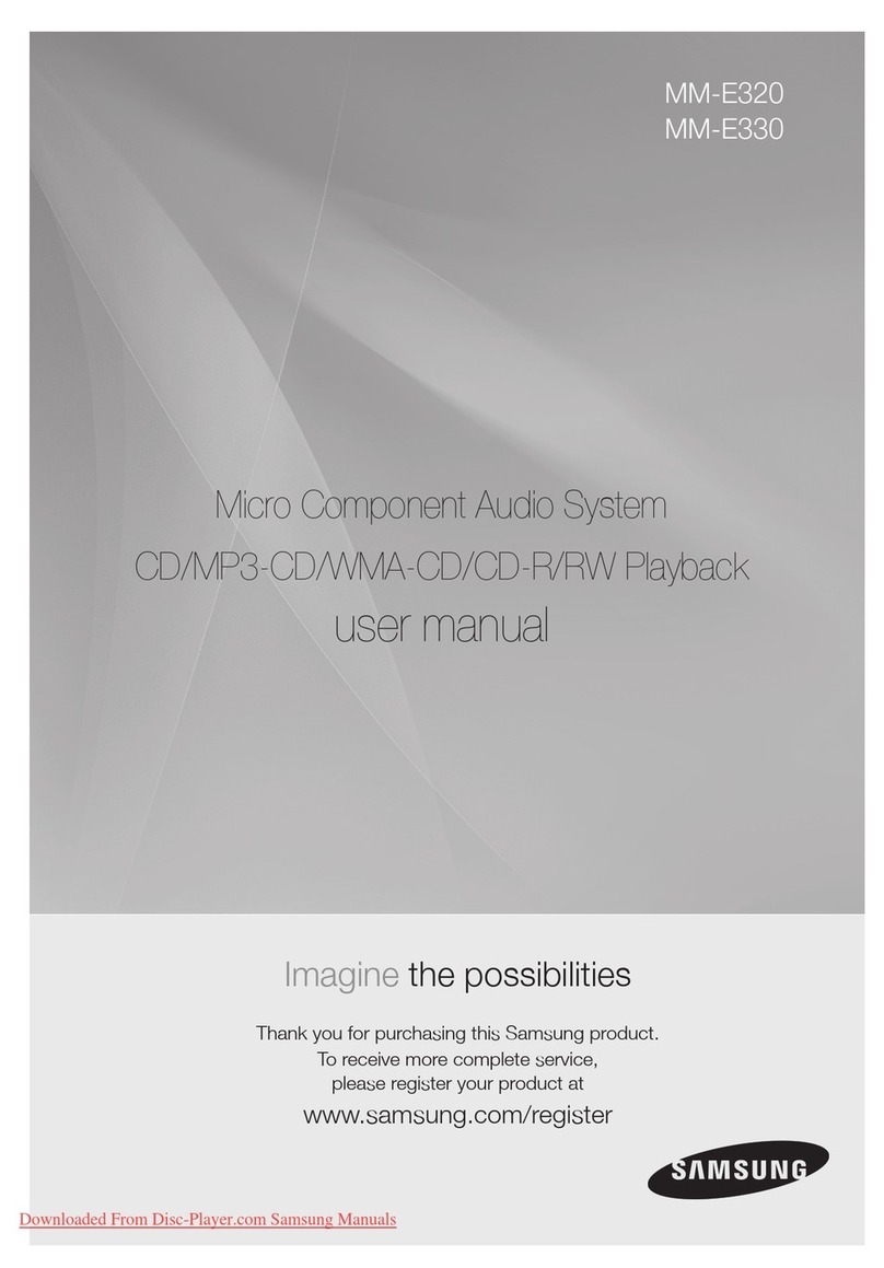 Samsung MM-E320 User manual