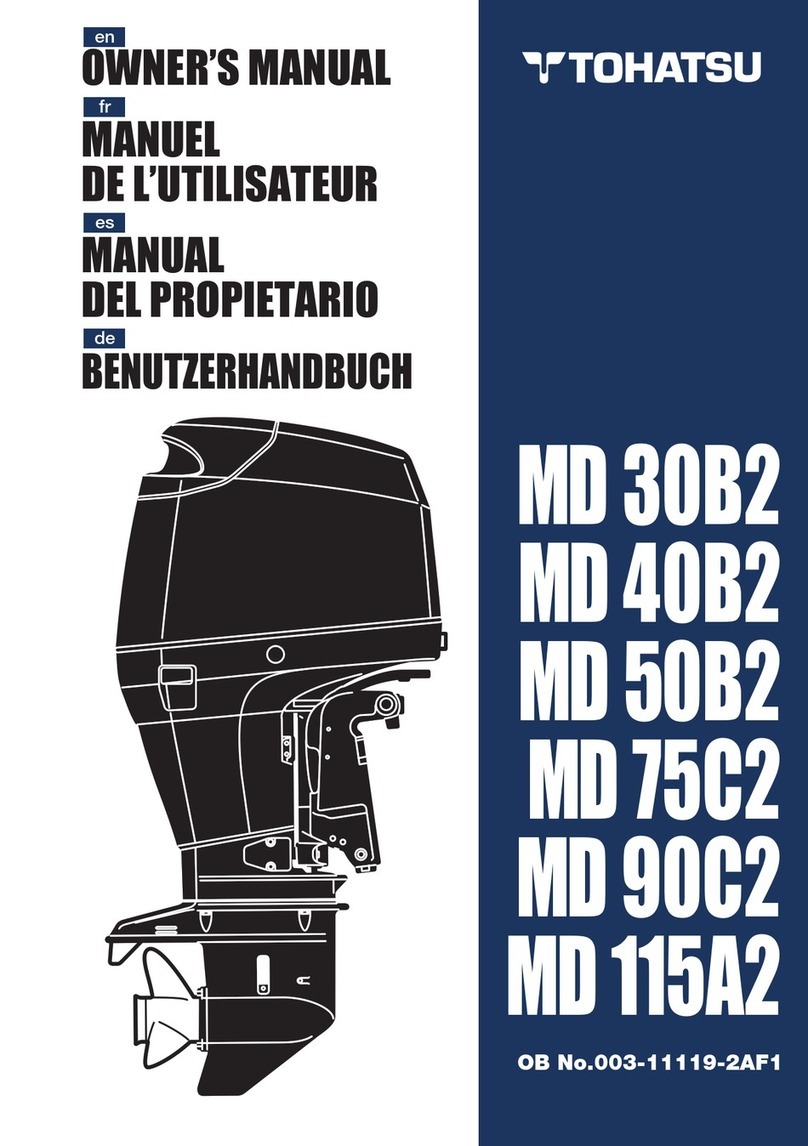TOHATSU MD 30B2 owner's manual