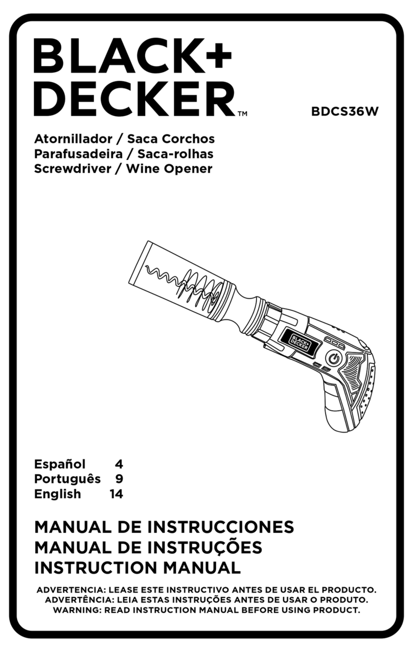 Black & Decker BDCS36W User manual