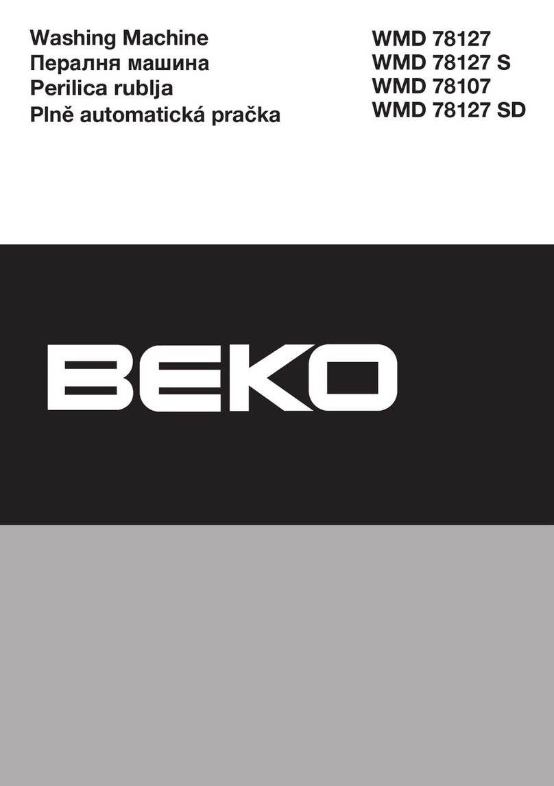 Beko WMD 78127 User manual