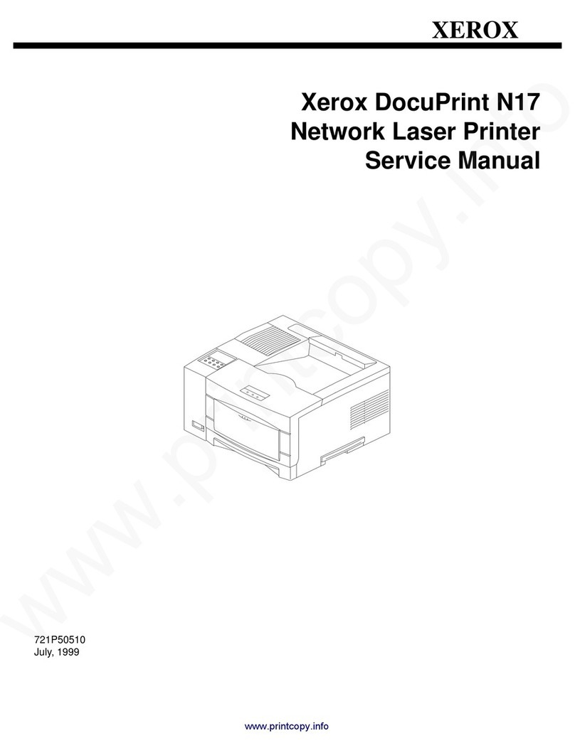 Xerox DocuPrint N17 User manual