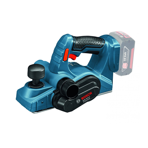 Bosch GHO 18 V-LI User manual