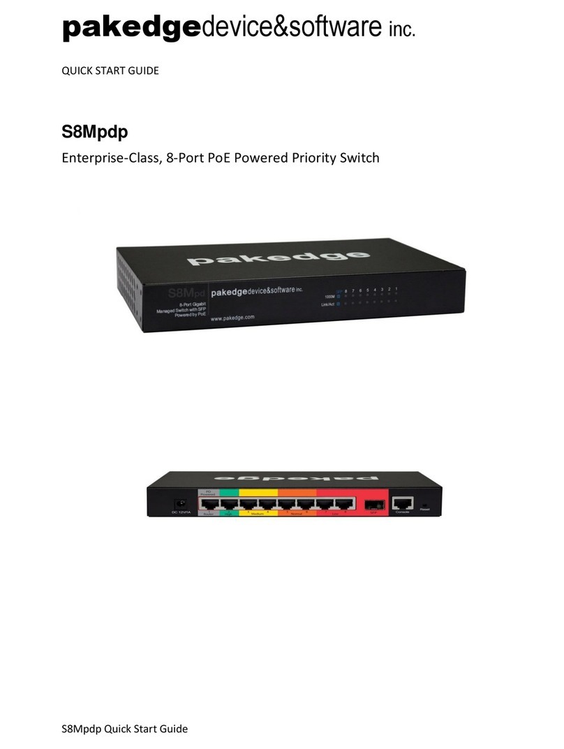 Pakedge Device & Software S8Mpdp quick start guide