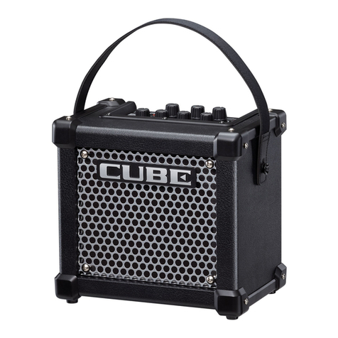 Roland MICRO CUBE GX User manual