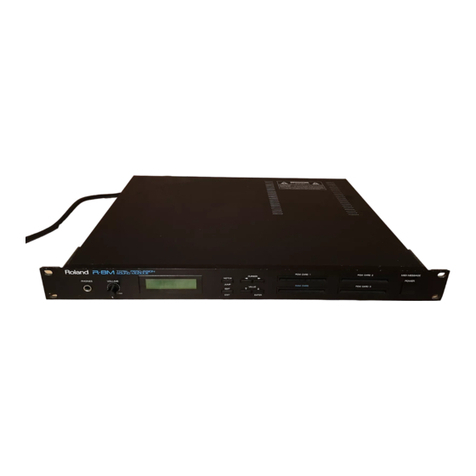 Roland R-8M User manual