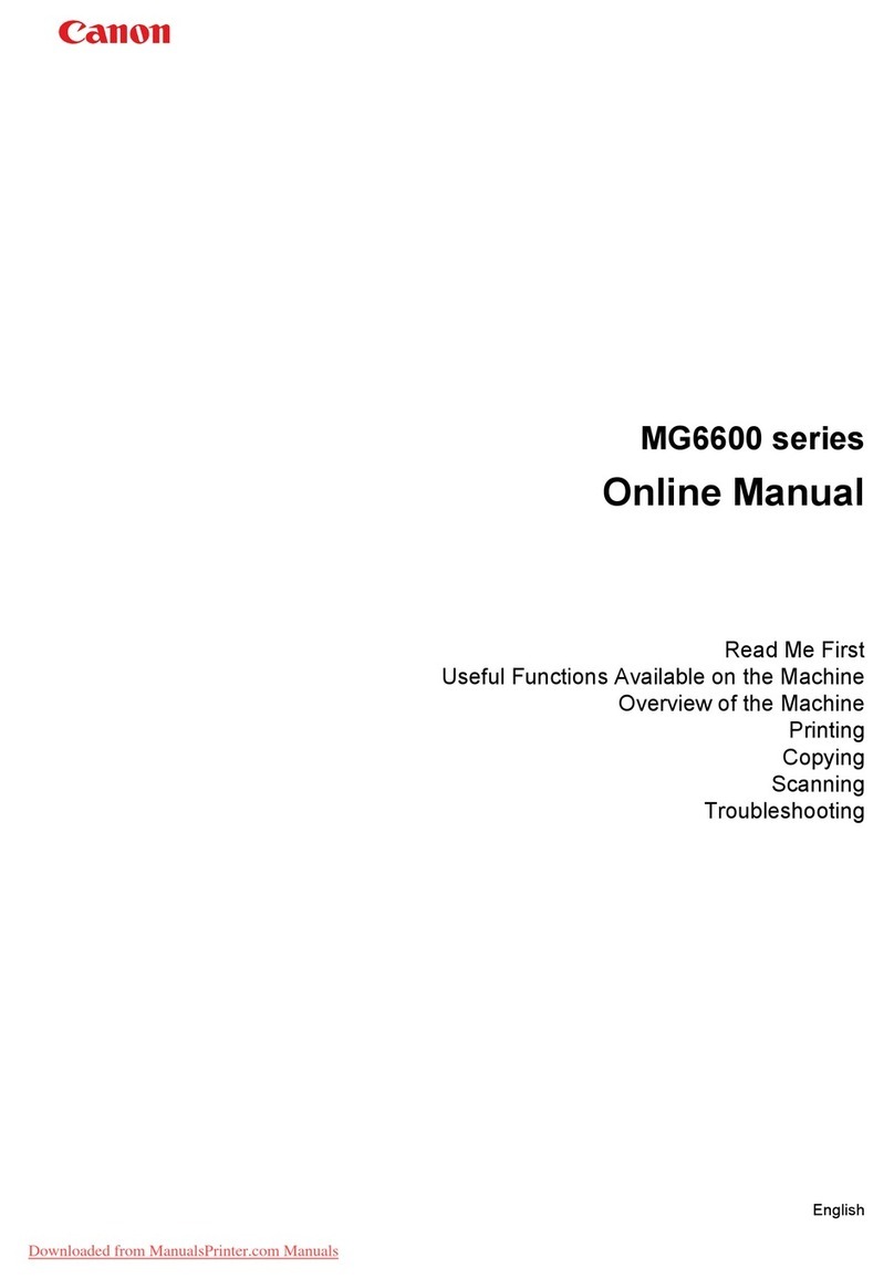 Canon MG6600 Series Setup guide