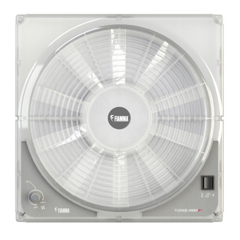Fiamma Turbo-Vent P3 Instructions for use
