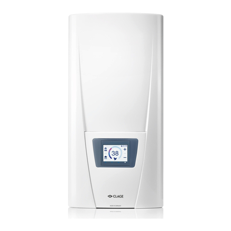 clage DSX Touch Instruction Manual