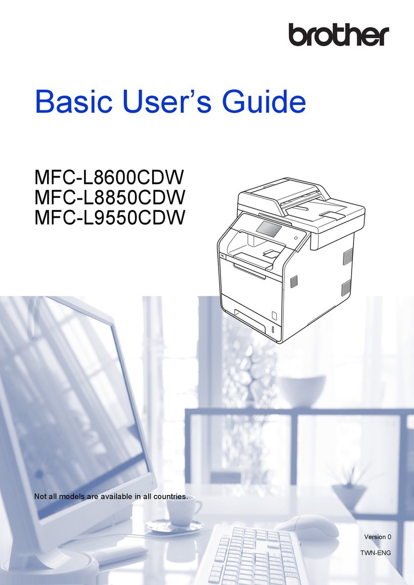 Brother MFC-L8600CDW Operating and maintenance manual