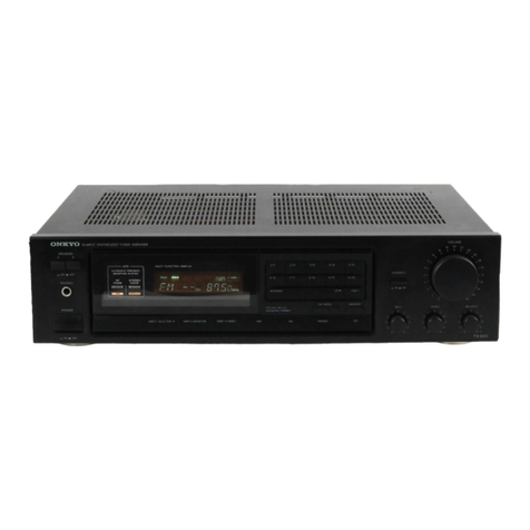 Onkyo TX-800 User manual