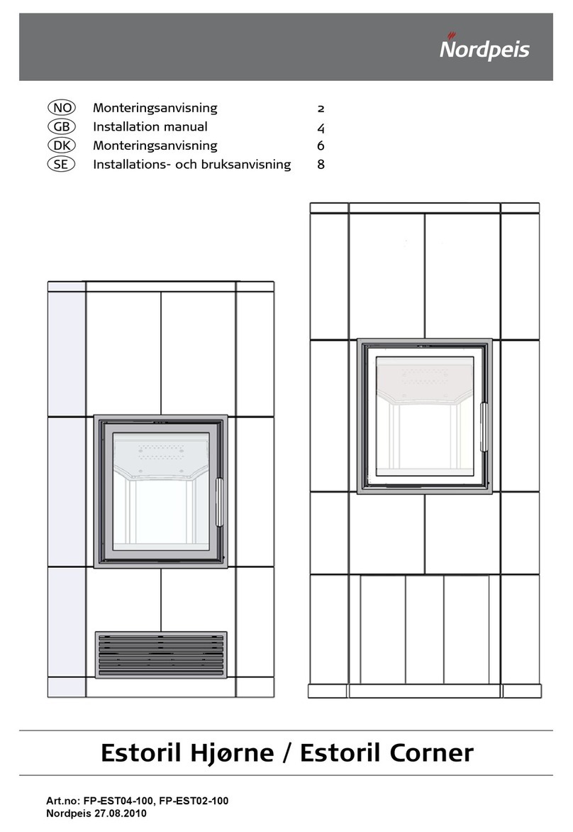 Nordpeis estoril hjorne User manual