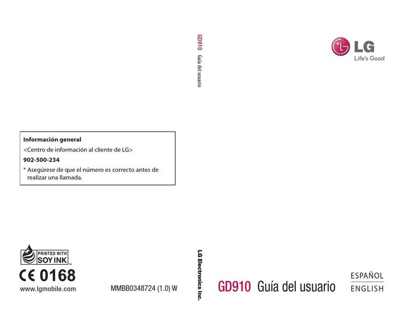 LG GD910 User manual
