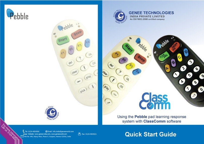 Genee World Pebble quick start guide