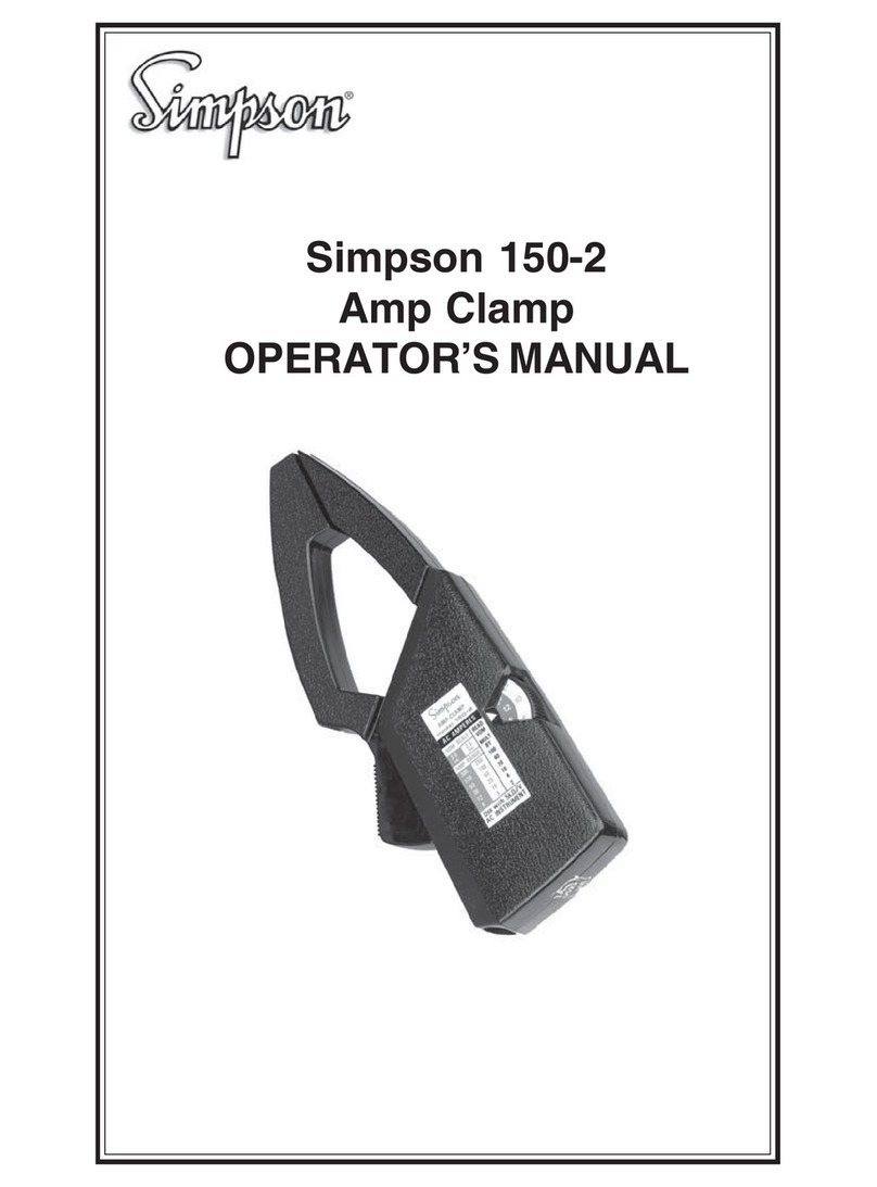 Simpson 150-2 Operator's manual